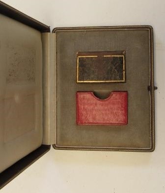 MINIATURE BOOK OF WATERCOLOURS contained alongside its slipcase in a bespoke box labelled: 'Jean Image