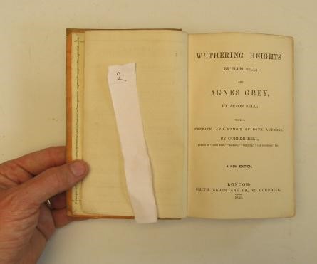 WUTHERING HEIGHTS by Ellis Bell; And Agnes Grey Image