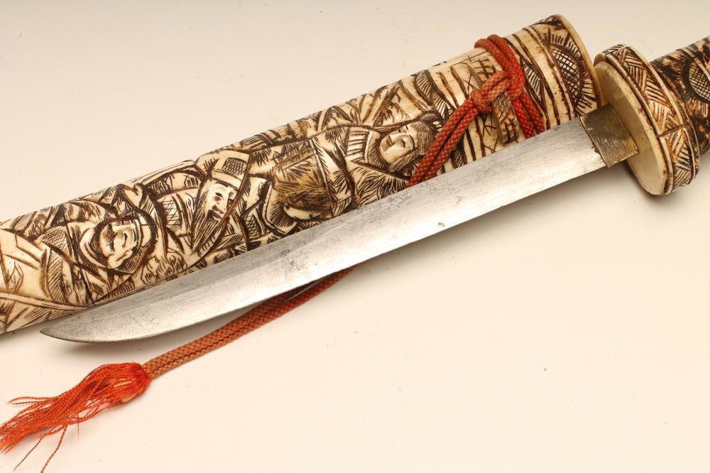 A SECTIONAL BONE TANTO Image