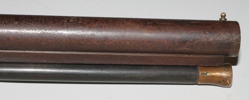 A PERCUSSION SPORTING SHOTGUN by F. Breener Image