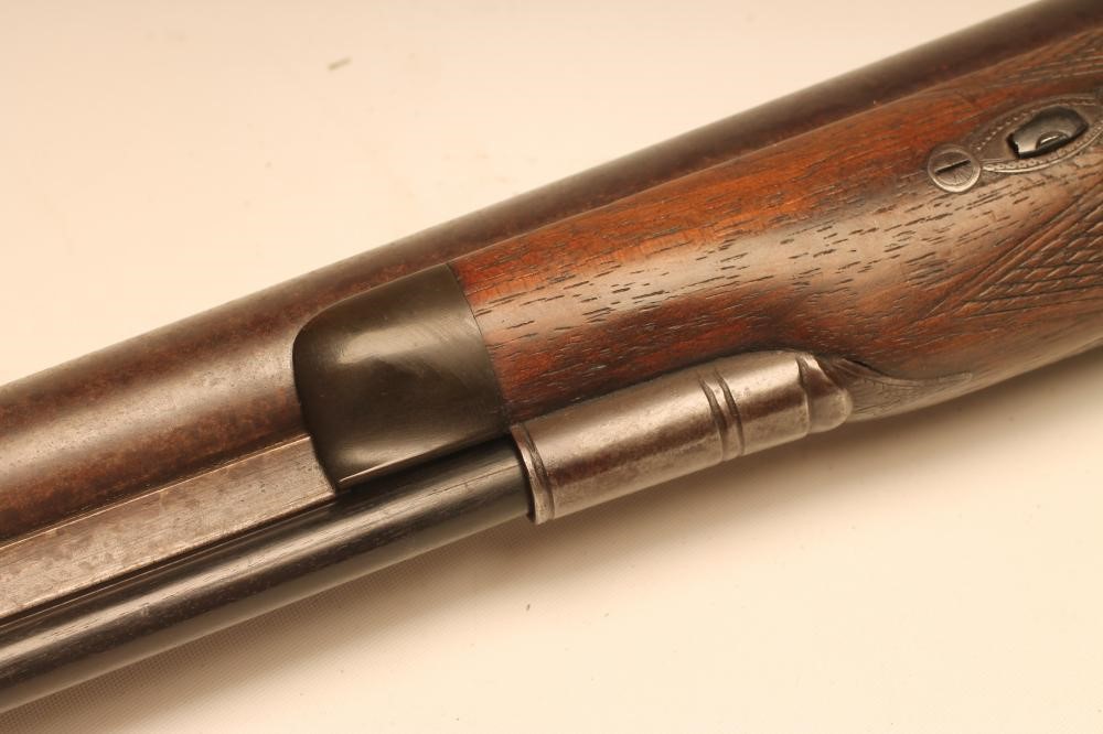 A PERCUSSION SPORTING SHOTGUN by F. Breener Image