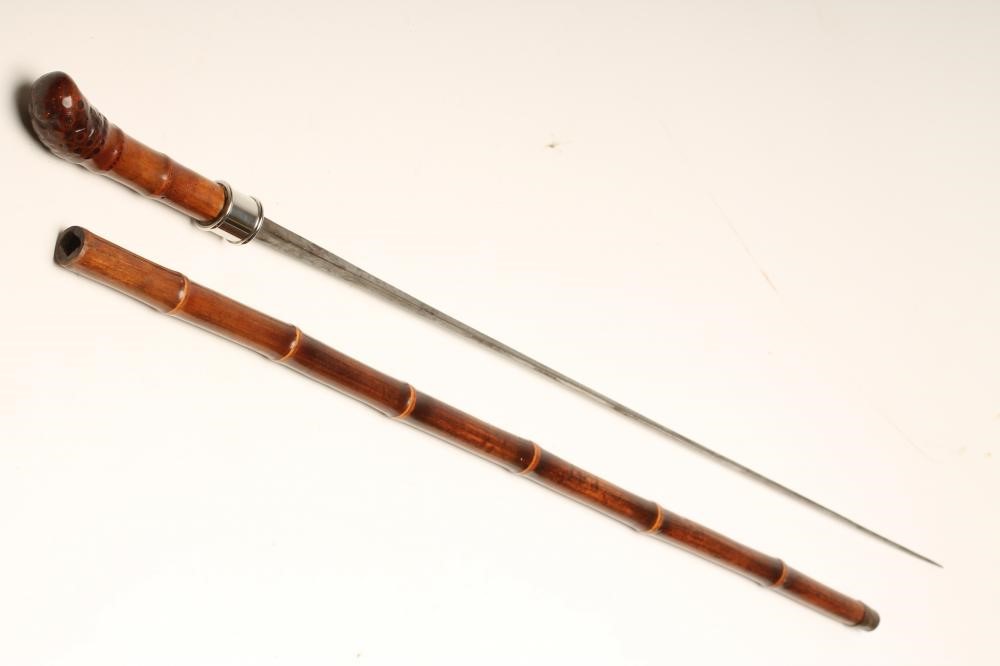A BAMBOO SWORD STICK Image