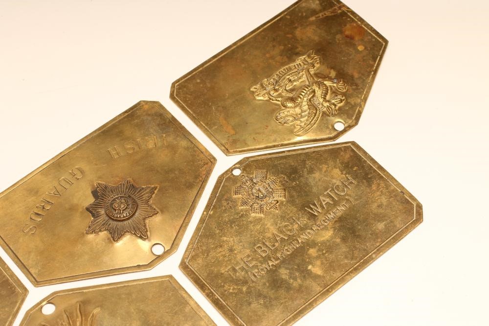SIX BED / DUTY FOOT PLATES comprising Welsh Guards Image