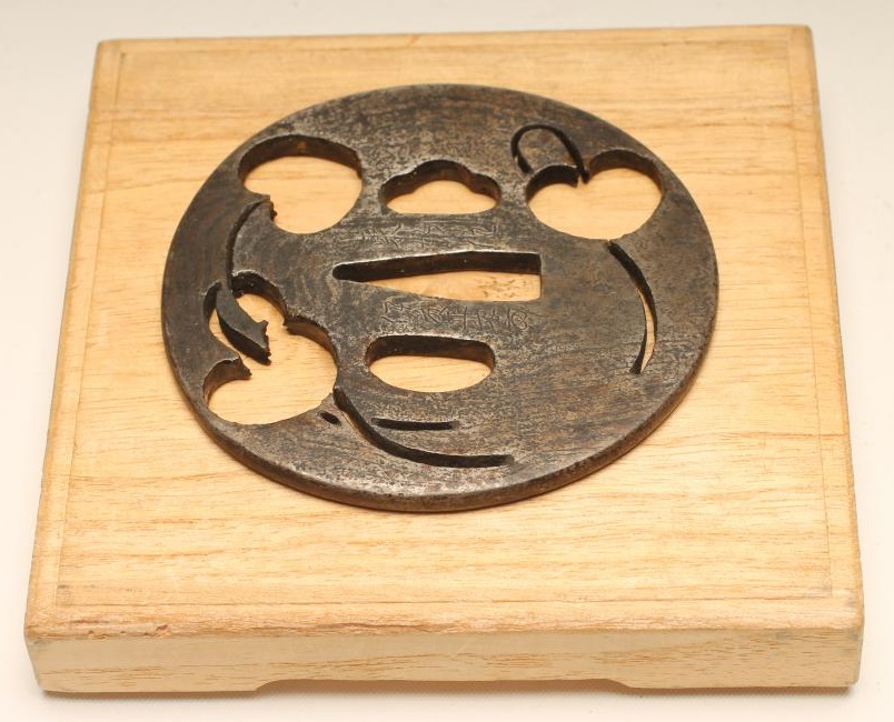 A JAPANESE TSUBA of circular form Image