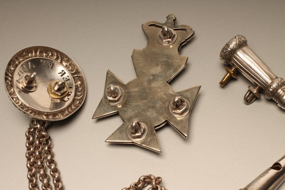 KING'S ROYAL RIFLE CORPS OFFICER'S SILVER DRESS WEAR Image