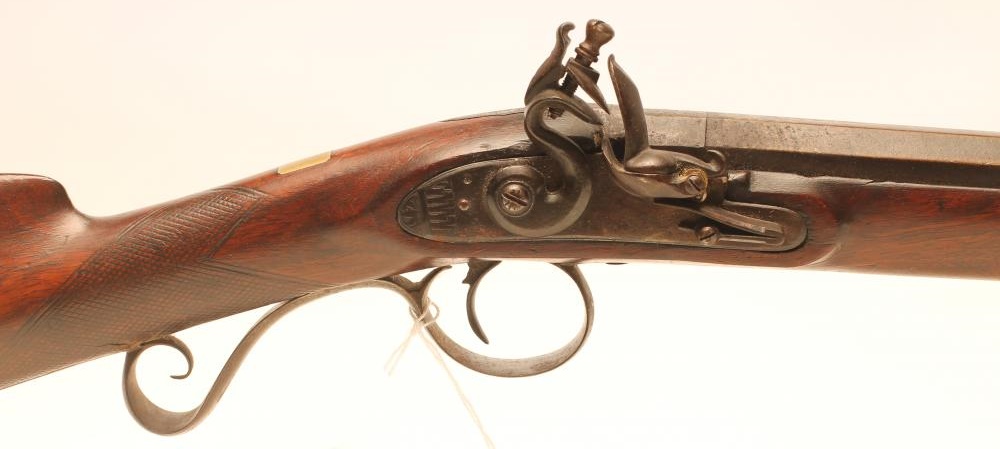 A FLINTLOCK SPORTING GUN Image