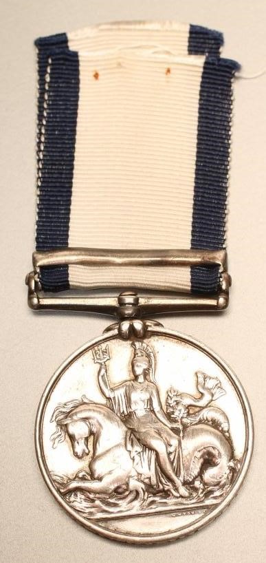 A NAVAL GENERAL SERVICE MEDAL with inscription for John Brookfield Image