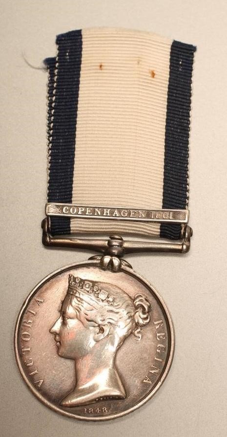 A NAVAL GENERAL SERVICE MEDAL with inscription for John Brookfield Image