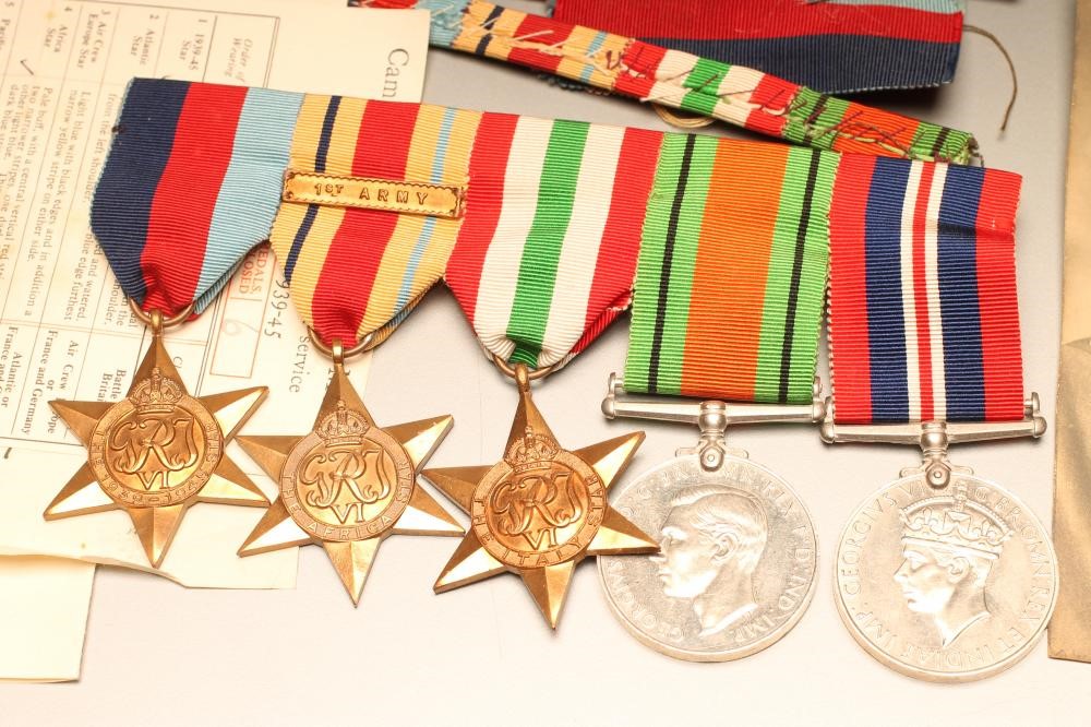 A FAMILY OF SECOND WORLD WAR MEDALS awarded to John Geoffrey Ogden of the Royal Artillery Image