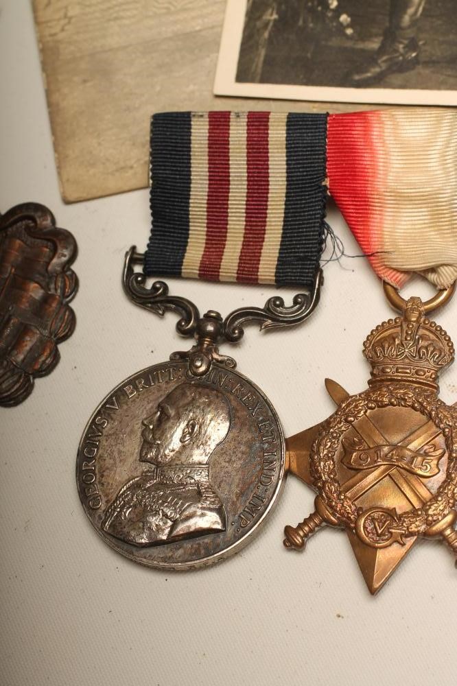A FAMILY OF FIRST WORLD WAR MEDALS awarded to Samson Walker of the Royal Field Artillery Image