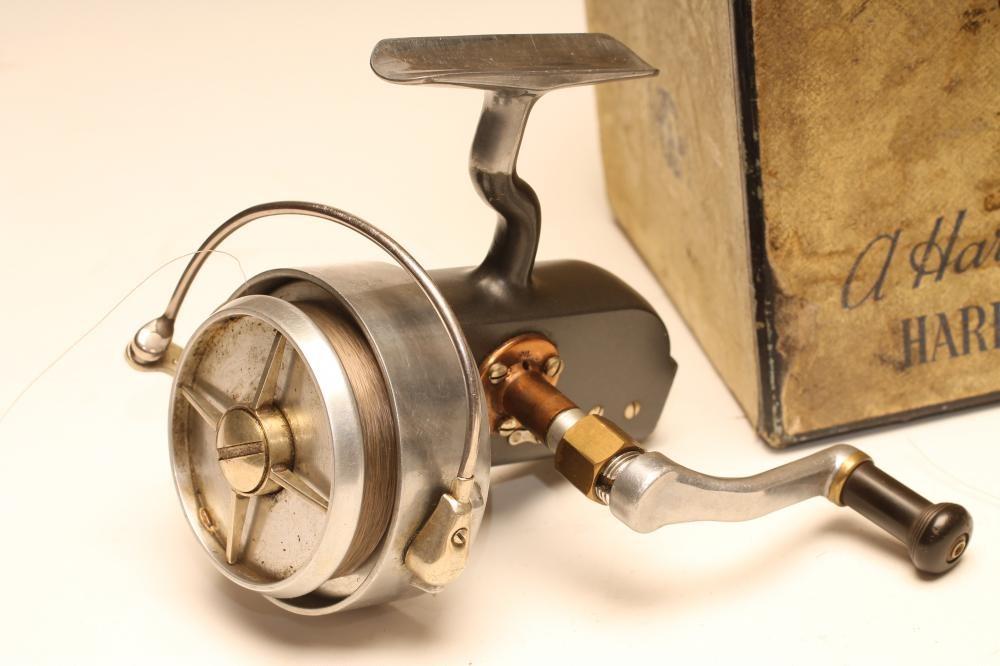 A HARDY ALTEX SPINNING REEL in original Hardy box Image