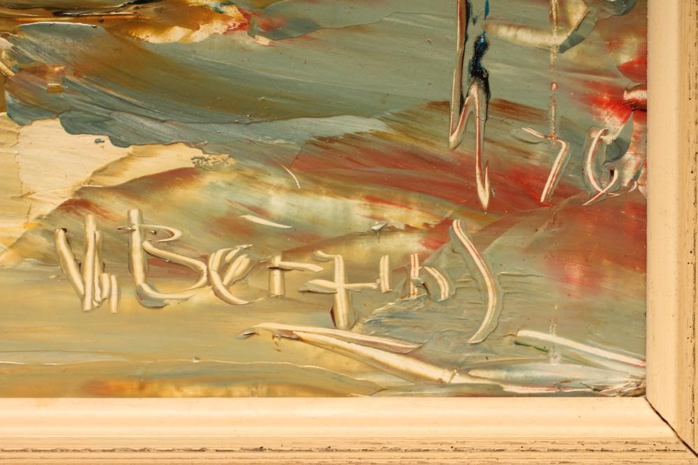 ‡VALTER BERZINS (1925-2009) Harbour Scene with Sailboats Image