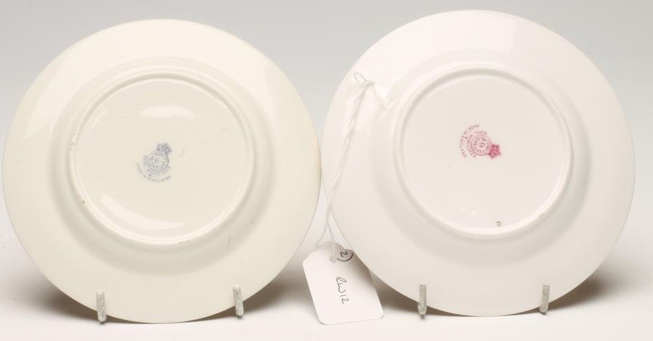 A ROYAL WORCESTER CHINA CABINET TEA PLATE Image