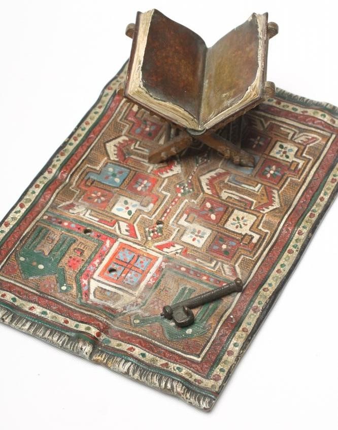 A FRANZ BERGMAN COLD PAINTED BRONZE FIGURE Image