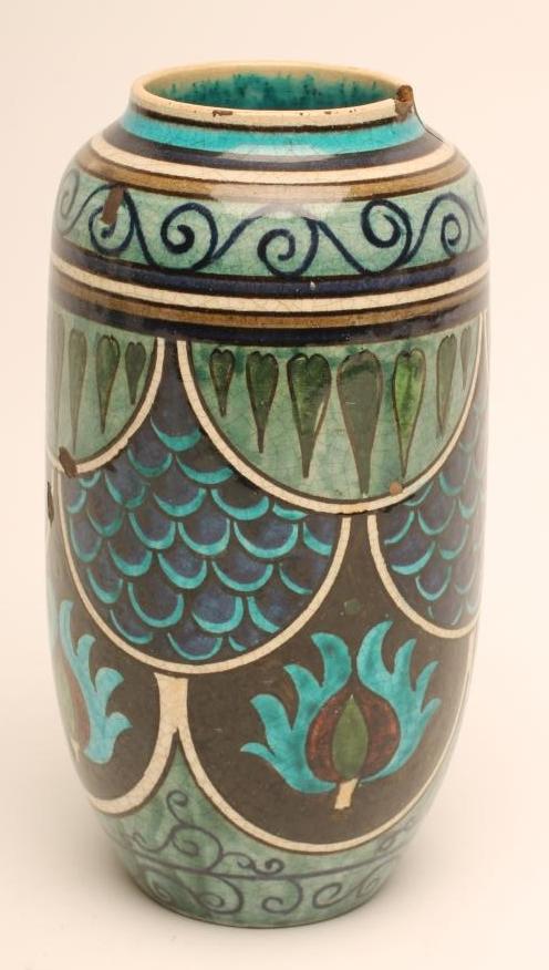 A BURMANTOFTS EARTHENWARE VASE Image