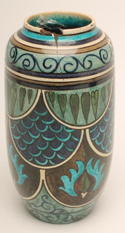A BURMANTOFTS EARTHENWARE VASE Image