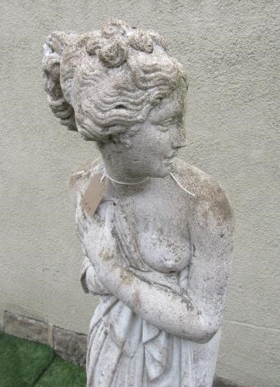 A COMPOSITION STONE FIGURE OF VENUS after Canova Image