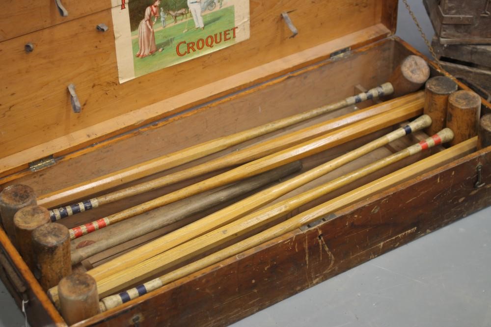 A CROQUET SET by F.H. Ayres Image