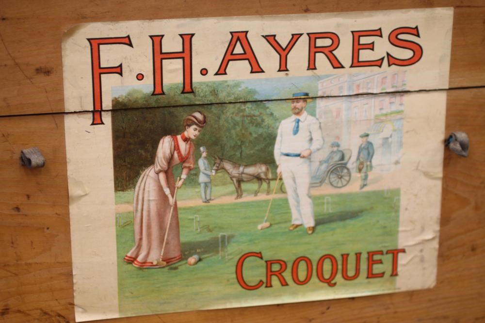 A CROQUET SET by F.H. Ayres Image