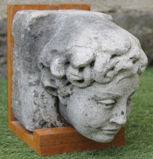 A SANDSTONE FIGURAL CORBEL Image