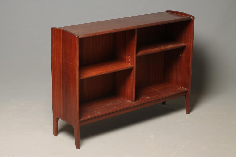 A ROSEWOOD OPEN BOOKCASE Image