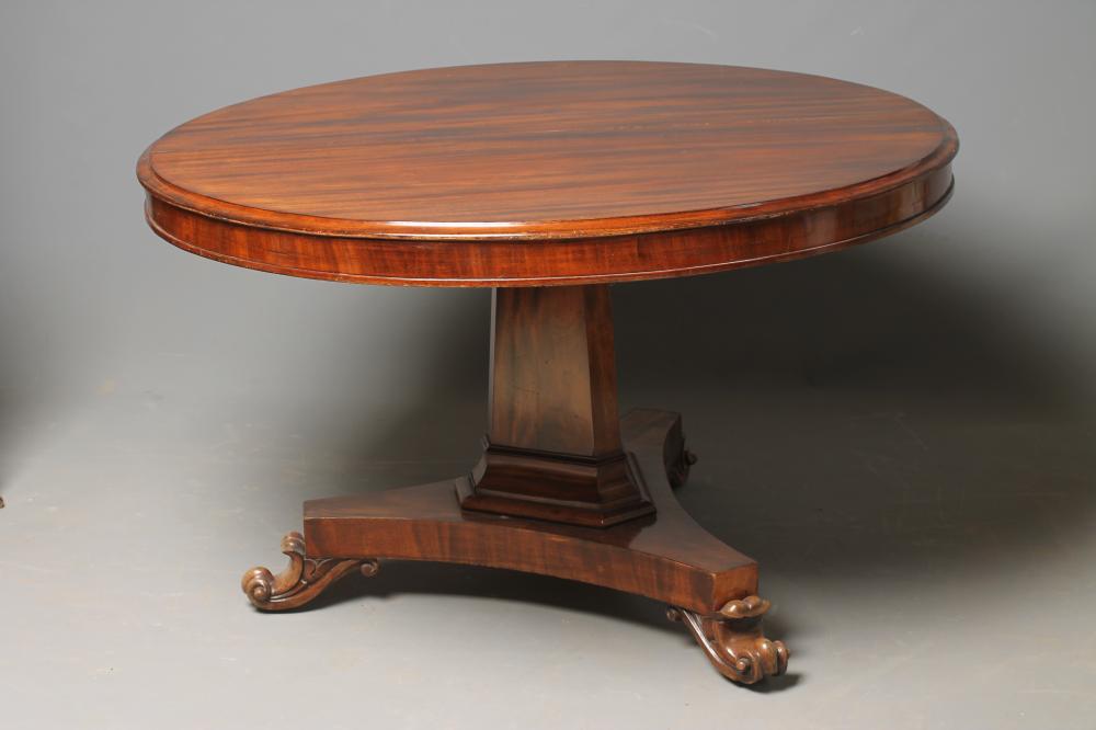 A VICTORIAN MAHOGANY BREAKFAST TABLE Image