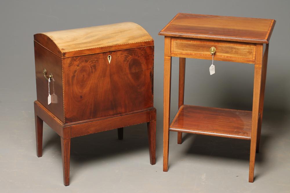 A GEORGIAN MAHOGANY CELLARETTE Image