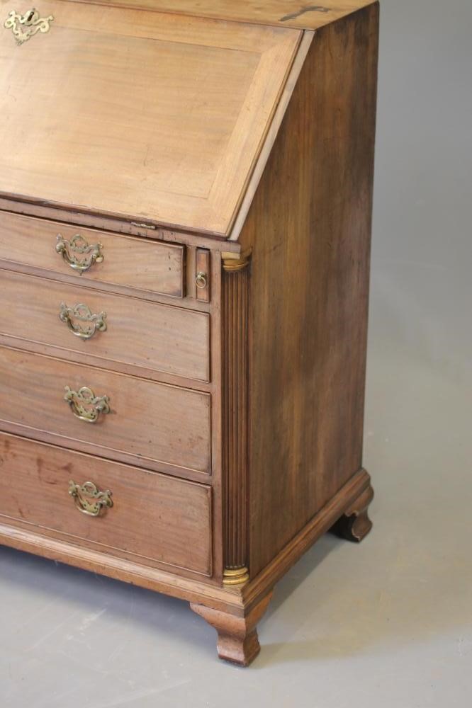 A GEORGIAN MAHOGANY BUREAU Image