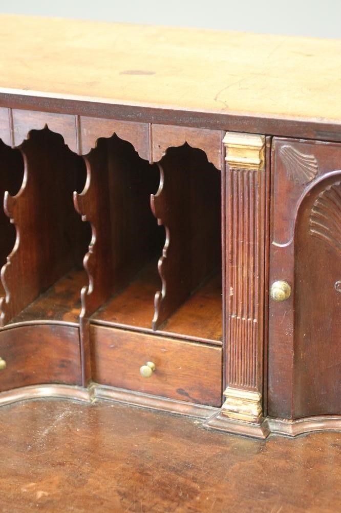 A GEORGIAN MAHOGANY BUREAU Image