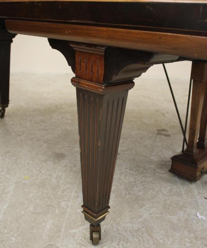 A MAHOGANY BABY GRAND PIANO by Weber Image