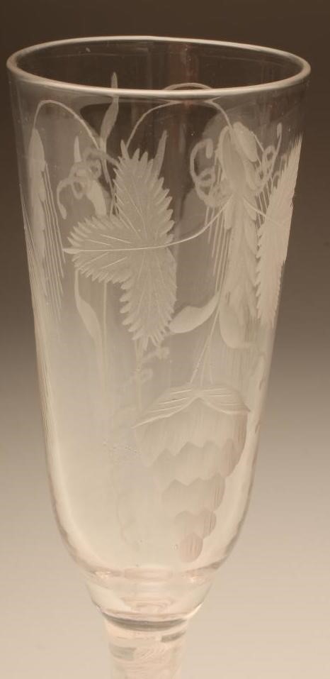 TWO OPAQUE TWIST ALE GLASSES Image