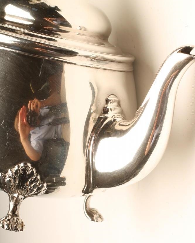 A SILVER TEAPOT Image