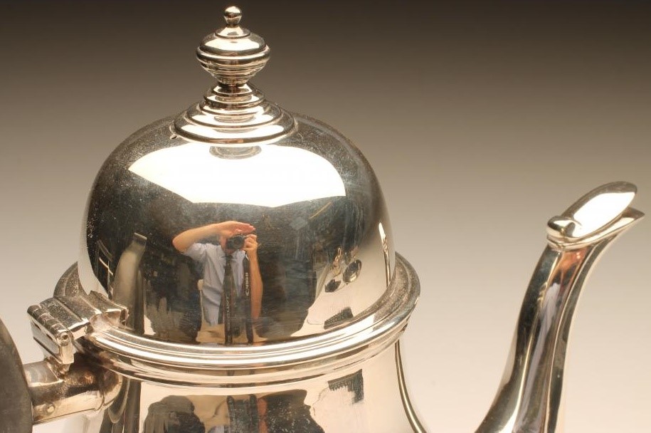 A SILVER TEAPOT Image