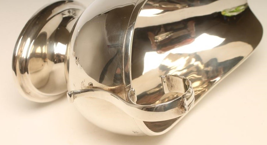 A SILVER SAUCEBOAT Image