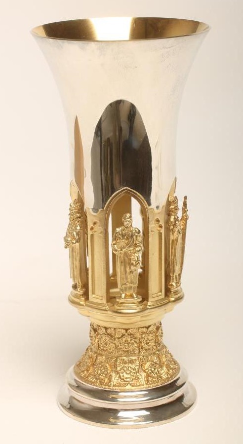 A RIPON CATHEDRAL SILVER GOBLET Image