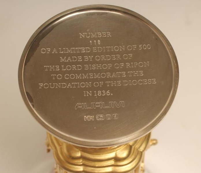 A RIPON CATHEDRAL SILVER GOBLET Image