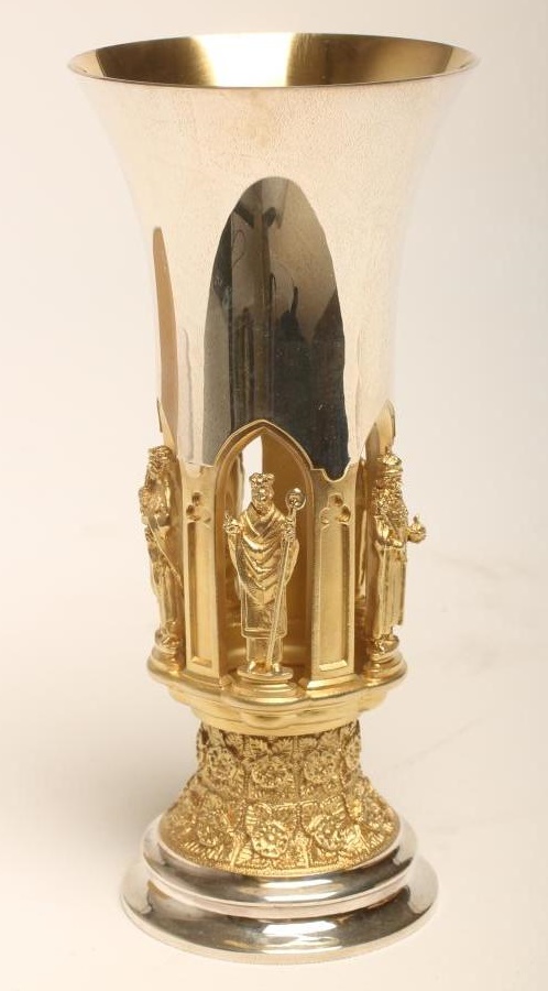 A SILVER GOBLET to match the previous two lots Image