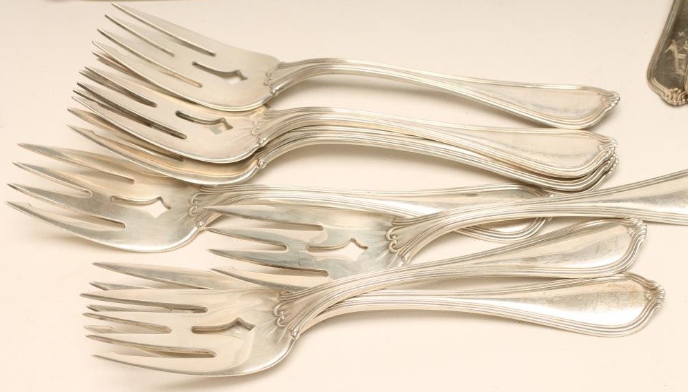 *A "PAUL REVERE" SILVER PART TABLE SERVICE Image