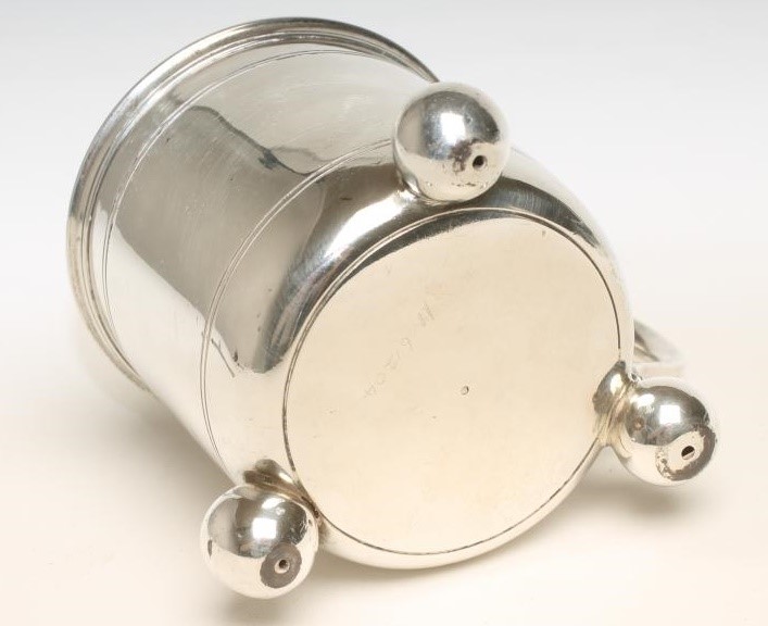 A LATE VICTORIAN SILVER CHRISTENING MUG Image