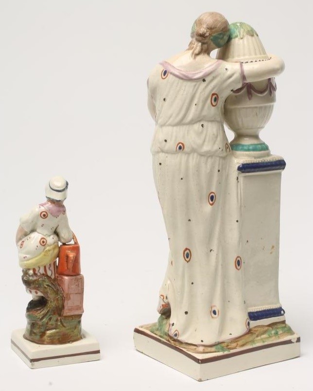 A PEARLWARE FIGURE Image