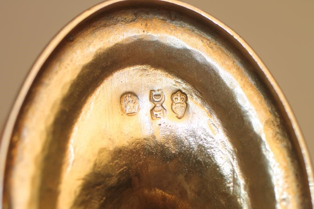 A GEORGE III IRISH SILVER PEDESTAL SALT Image