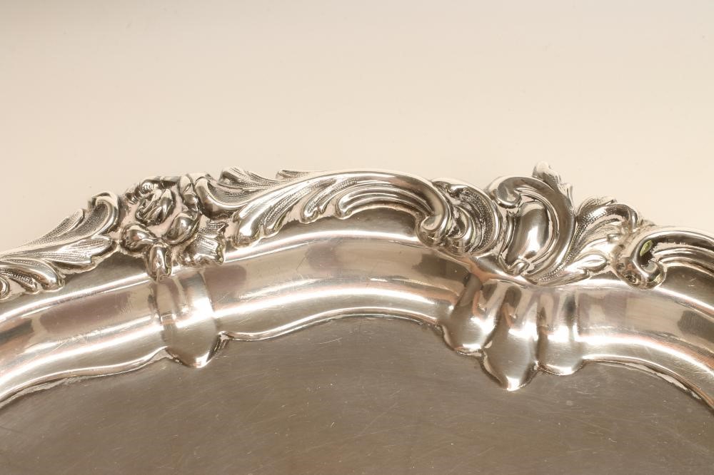 *AN EDWARDIAN SILVER SALVER Image