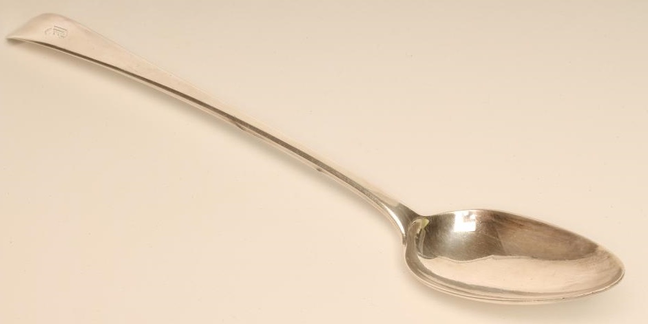 A GEORGE III SILVER BASTING SPOON Image