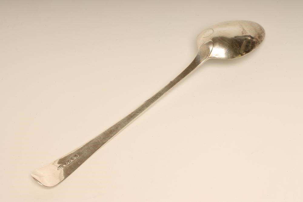 A GEORGE III SILVER BASTING SPOON Image