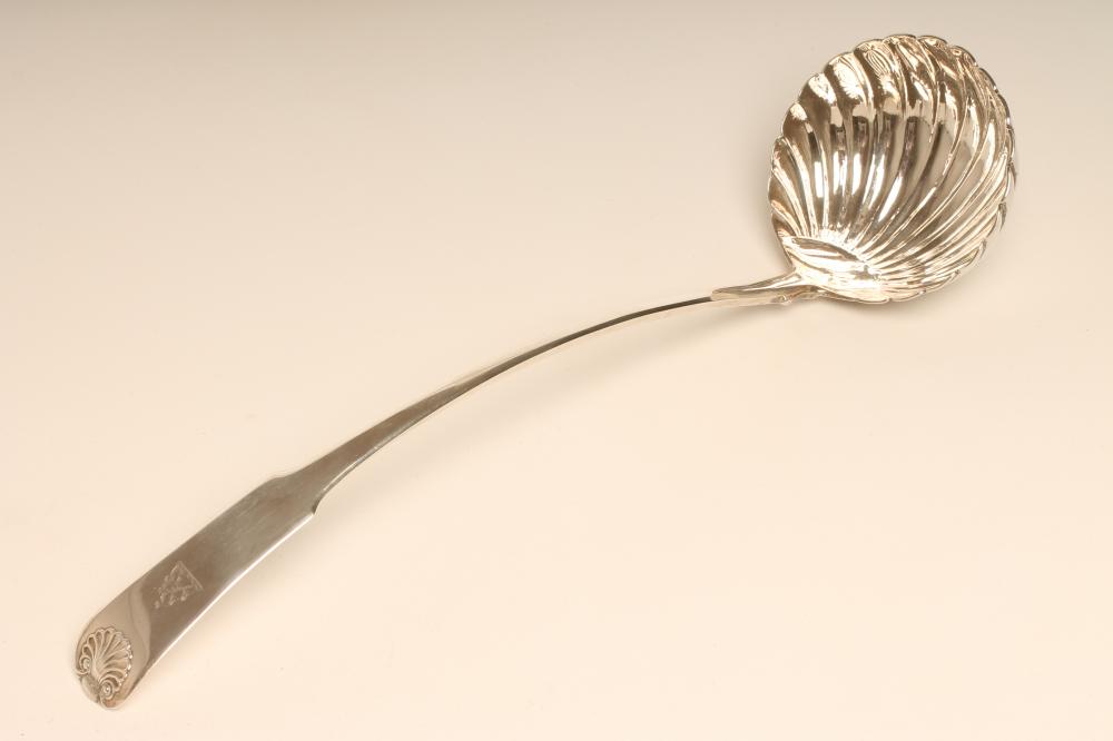 A GEORGE III SCOTTISH  SILVER LADLE Image