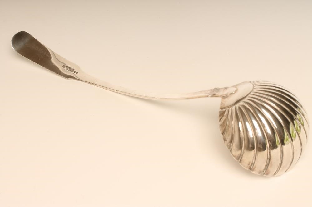 A GEORGE III SCOTTISH  SILVER LADLE Image