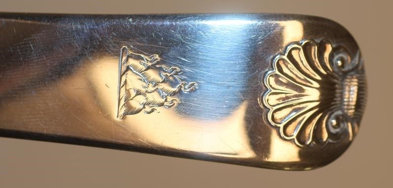 A GEORGE III SCOTTISH  SILVER LADLE Image