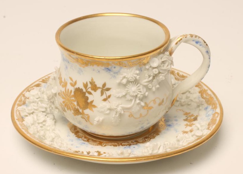 A VIENNA PORCELAIN CUP AND SAUCER Image