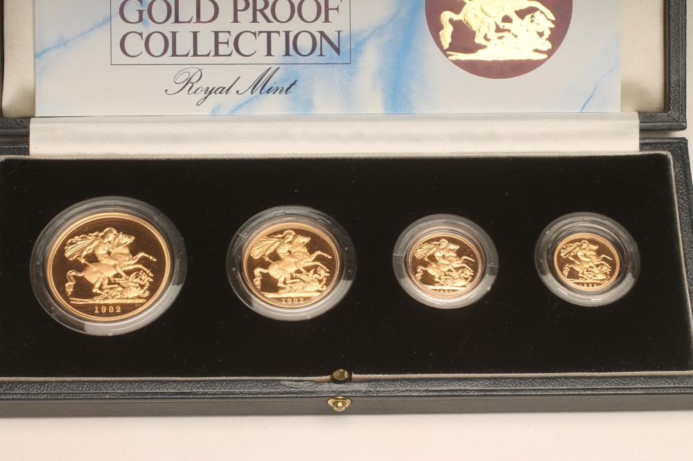 AN ELIZABETH II GOLD PROOF COLLECTION Image