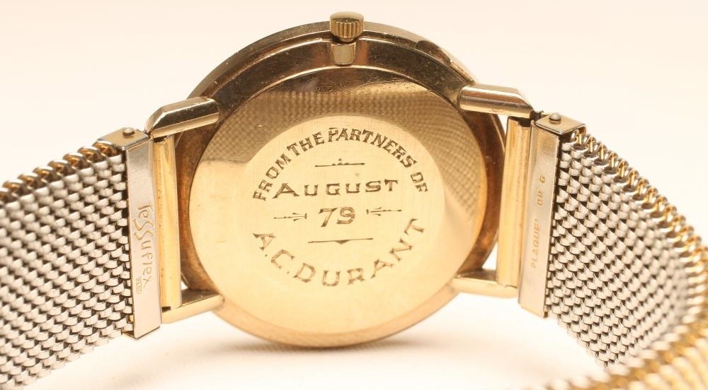 A GENTLEMAN'S 9CT GOLD OMEGA DE VILLE WRISTWATCH Image